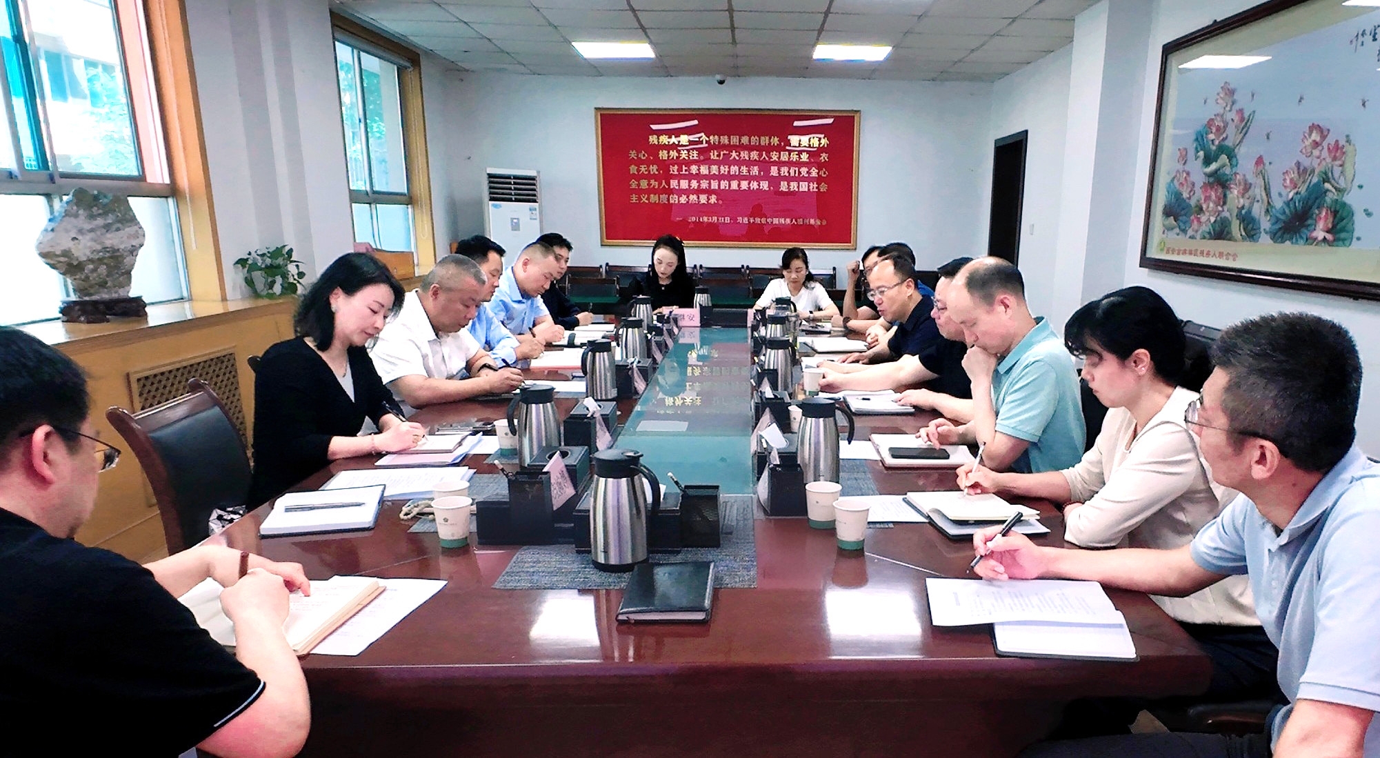 強(qiáng)盛一行赴西安市殘疾人聯(lián)合會(huì)開(kāi)展專(zhuān)題調(diào)研——共商殘疾人康復(fù)養(yǎng)老事業(yè)發(fā)展，探索科技助殘服務(wù)新模式