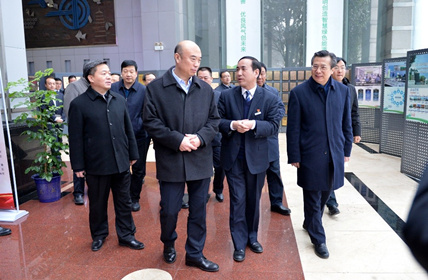 【陜鼓集團】陜西省委副書記、省長、省政府黨組書記劉國中一行蒞臨陜鼓視察指導工作